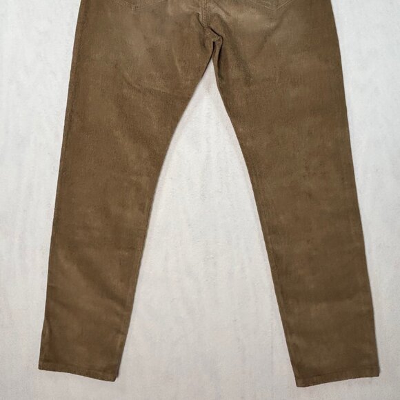 Flint and Tinder Men's 31x30 Brown Corduroy Tapered Fit Pants Easy New Huckberry - Picture 10 of 12